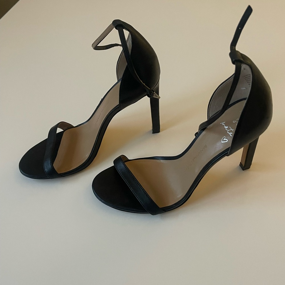 Banana Republic Black Stappy Heels